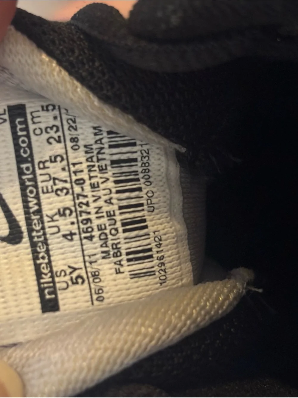 Nike Men’s Black and White Athletic Turf Cleats